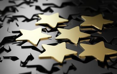 6 gold stars awards