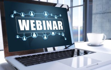 Webinar on Laptop