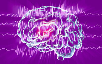 Brain with Frequency Waves