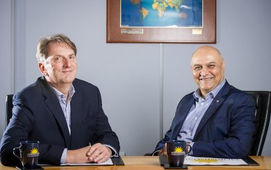 Morningside Chairman Dr Nik Kotecha OBE & CEO Tim Brady
