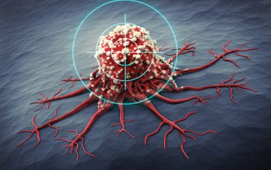 Tumor Cell Target 3D Illustration