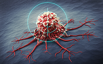 Tumor Cell Target 3D Illustration