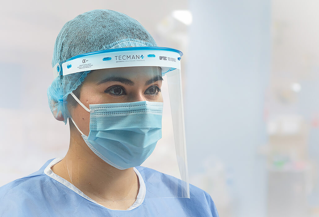 a new re-usable face shield to help NHS organisations improve sustainability.