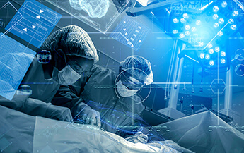 Operating,Room,Doctor,Or,Surgeon,Anatomy,On,Advanced,Robotic,Surgery