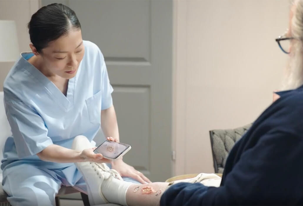 Global technology company Healthy.io has launched the first use of its innovative wound care app in Wales
